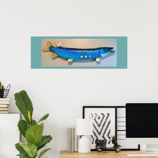 Poster de poisson Jonahs (Bureau à domicile)