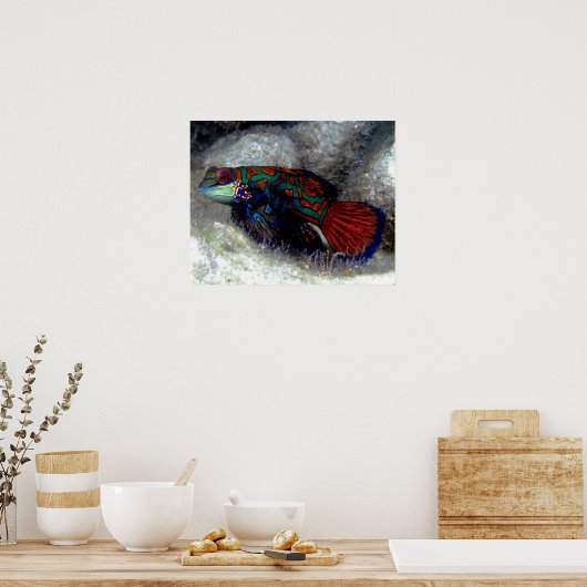 Poster de poisson mandarin (Cuisine)