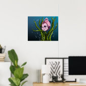 Poster de poisson pourpre (Bureau à domicile)