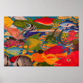 Poster de poisson tropical (Devant)