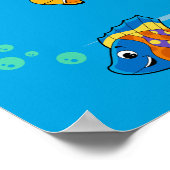 Poster de poisson tropical (Coin)