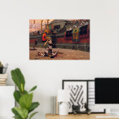 Poster de police Verso 20" x 30" (Bureau à domicile)