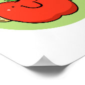 Poster de pomme de pomme de fruit à l'oreille (Coin)