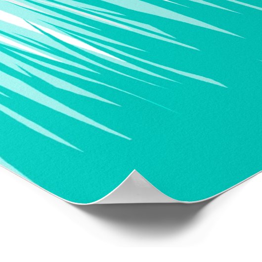 Poster de poppies turquoise (Coin)