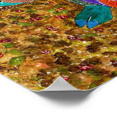 Poster de porc de Guinée 12" x 12" (Coin)