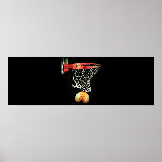 Poster de porte de basket unique Imprimer (Devant)