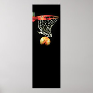 Poster de porte de basketball vertical panoramique