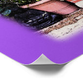 Poster de porte violette (Coin)