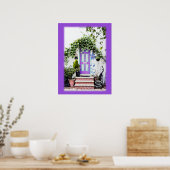 Poster de porte violette (Cuisine)