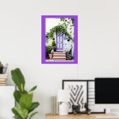 Poster de porte violette (Bureau à domicile)