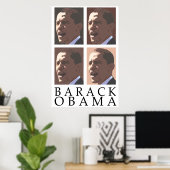 Poster de portrait de Barack Obama (Bureau à domicile)