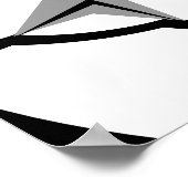 Poster de portrait de Boston Terrier Vector (Coin)