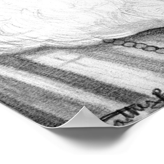 Poster de portrait de chien Cockapoo Imprimer (Coin)