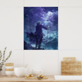Poster de portrait de Jeune Homme (Cuisine)