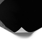 Poster de portrait HP Lovecraft (Coin)