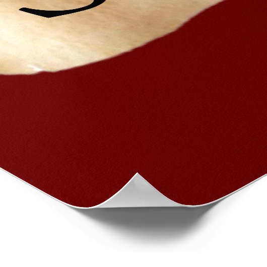 Poster de portrait taille église St Maron (Maroun) (Coin)