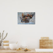 Poster de poulet "Les filles" (Cuisine)