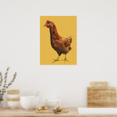 Poster de poulet rouge de Rhode Island (Cuisine)