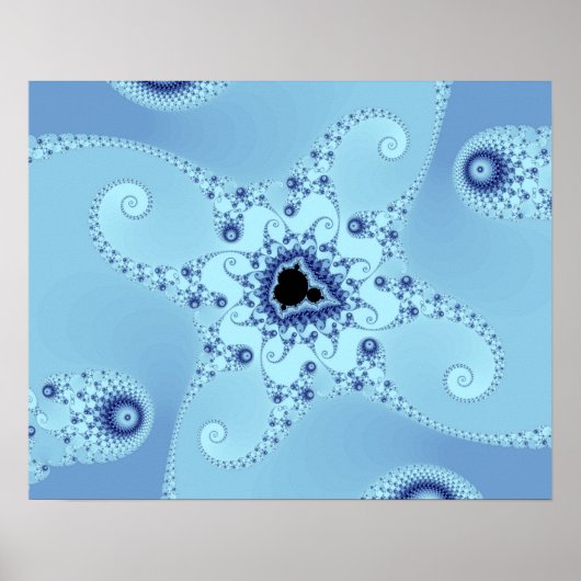 Poster de poulpes bleues (Devant)