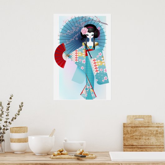 Poster de poupée Origami (Cuisine)