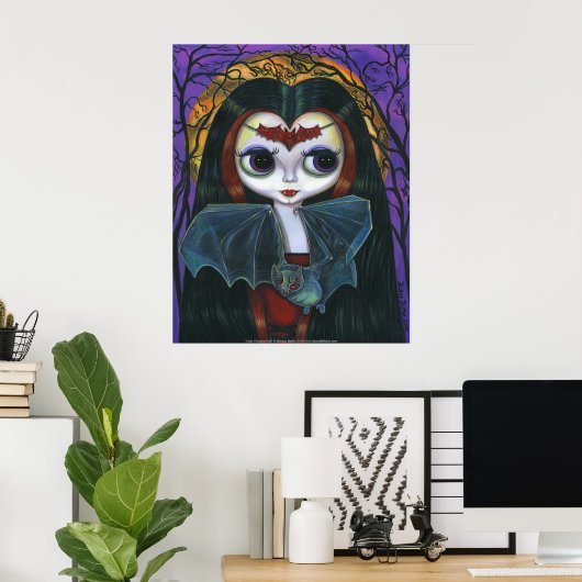 Poster de poupée Vampire (Bureau à domicile)