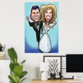 Poster de poupées de gâteau mariage (Bureau à domicile)