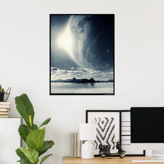 Poster De près (Bureau à domicile)