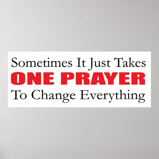 Poster de prière (Devant)