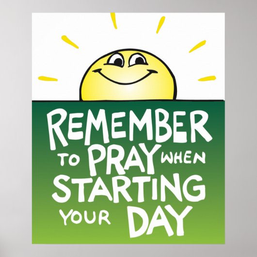 Poster de prière (Devant)