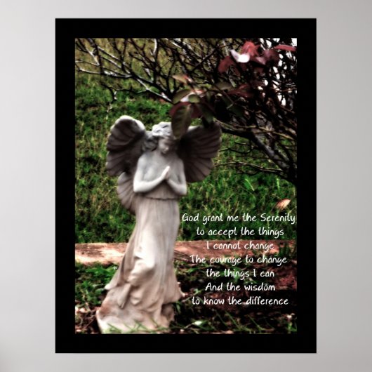 Poster de prière Angel et Serenity (Devant)