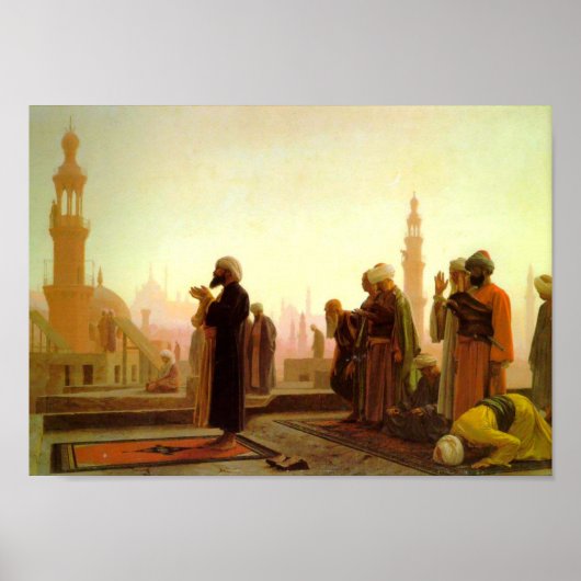 Poster de prière au Caire (Devant)