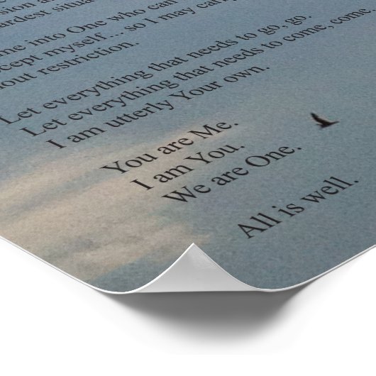 Poster de prière Change Me (Coin)