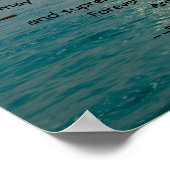 Poster de prière de sérénité (Coin)