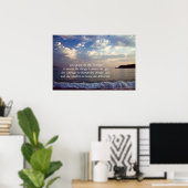 Poster de prière de sérénité (Bureau à domicile)