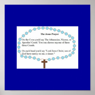 Poster de prière Jésus