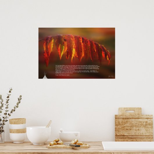 Poster de prière Lakota (Cuisine)