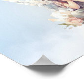 Poster de prière Merci bleu (Coin)