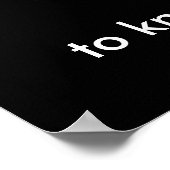 Poster de prière Sérénité avec citation en noir et (Coin)