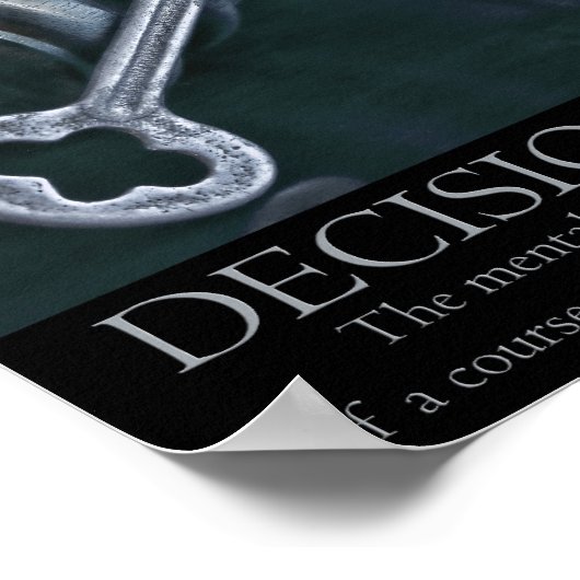 Poster de prise de décision (Coin)