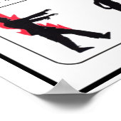 Poster de procédure d'urgence Zombie (Coin)
