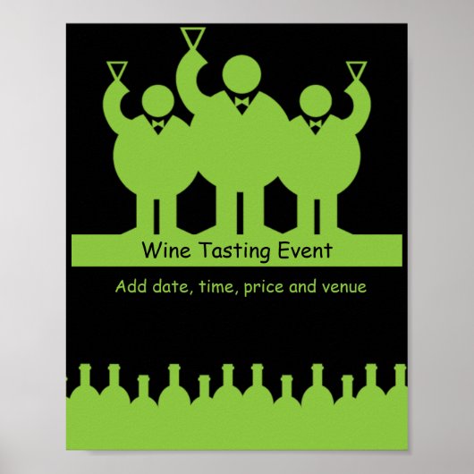 Poster de promotion de l'événement de dégustation (Devant)