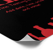 Poster de promotion de l'événement de dégustation  (Coin)