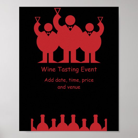 Poster de promotion de l'événement de dégustation  (Devant)