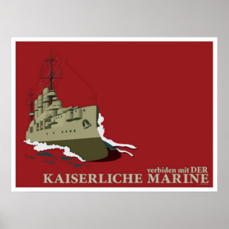 Poster de propagande allemande de la Première Guer