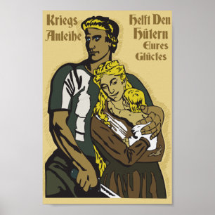 Poster de propagande de 2ÈME GUERRE MONDIALE en Al