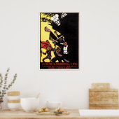 Poster de propagande de l'URSS vintage (Cuisine)