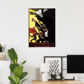 Poster de propagande de l'URSS vintage (Bureau à domicile)