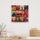 Poster de propagande de Trump, 11 en 1 (Cuisine)