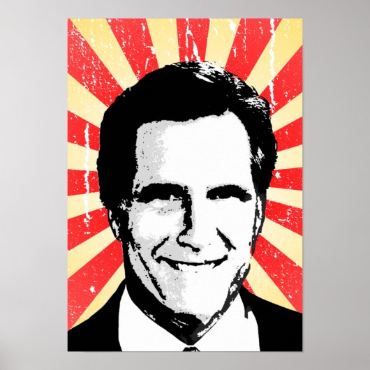 POSTER DE PROPAGANDE POLITIQUE, Mitt Romney 2 (Devant)