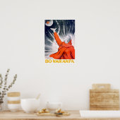 Poster de propagande spatiale soviétique (Cuisine)